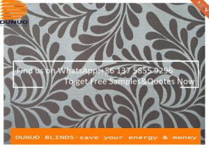 China Luxury Curtain Fabric Jacquard Blackout Roller Blinds Vertical Blind wholesale