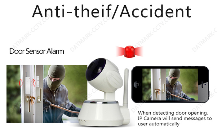 720P ir night vision p2p onvif robot wireless ip camera