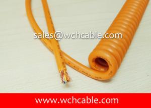 China UL20279 Gas Resistant TPU Sheathed Spiral Cable wholesale