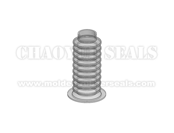 32-76 mm Original Color Silicone Rubber Bellow Seal Long Folding Life For Valve