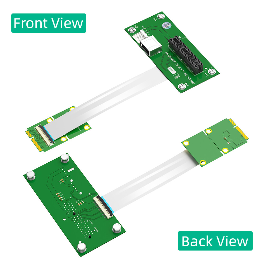 Mini PCI-E to PCI-E Express X4 USB Riser Card EMI Shielding Cover