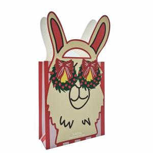 China Eco Friendly Branded Paper Bags 300gsm Luxury Gift Christmas Tote Fashion Shopping Packaging wholesale