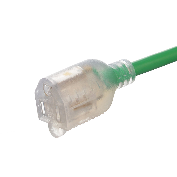 16 Gauge Extention Cord ETL 3 Pin Heavy Duty Electrical Extension Cord 100m for Outdoor 220V Power Cable US Length 10FT
