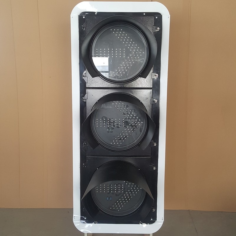 Circle Or Square 400mm Traffic Signal Light Red Yellow Green 220VAC
