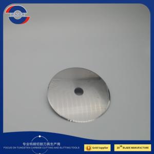 China HRA90 Paper Slitter Blade 100X15X0.3 Tungsten Carbide Circular Blade wholesale