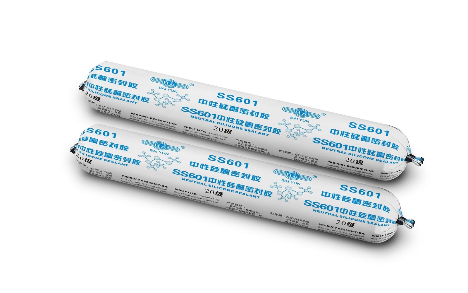 BAIYUN SS601 Construction Silicone Sealant General Glazing Sealant