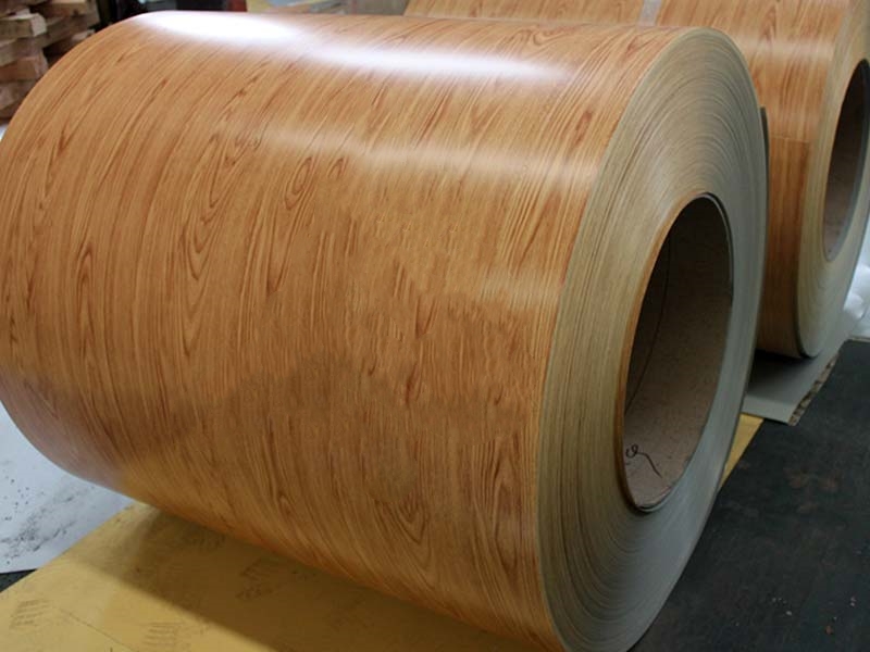 Wood Roller Coated Aluminum Sheet Coil with 3-8 Tons Coil Weight and Durable Bending Welding Punching Cutting Services