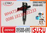 Common rail injector 095000-6993 095000-6980 095000-8030 095000-8340 for Isuzu 8