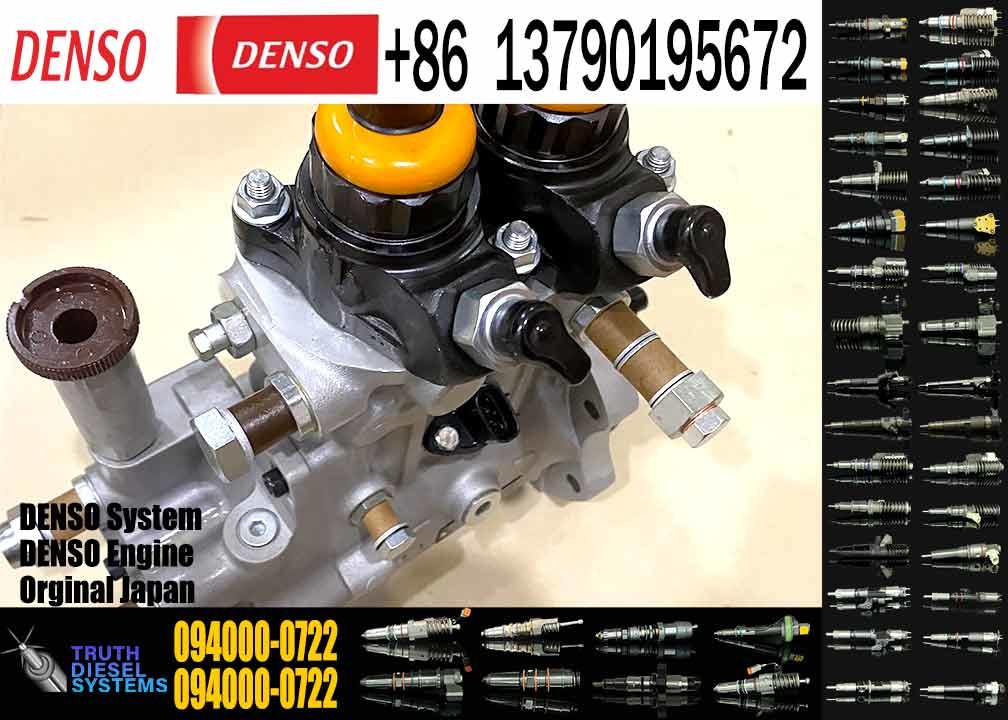 High Quality Common Rail Pump 094000-0720 Diesel Fuel Injection Pump For ISUZU 6TE1 Engine 094000-0722 8-97625496-3