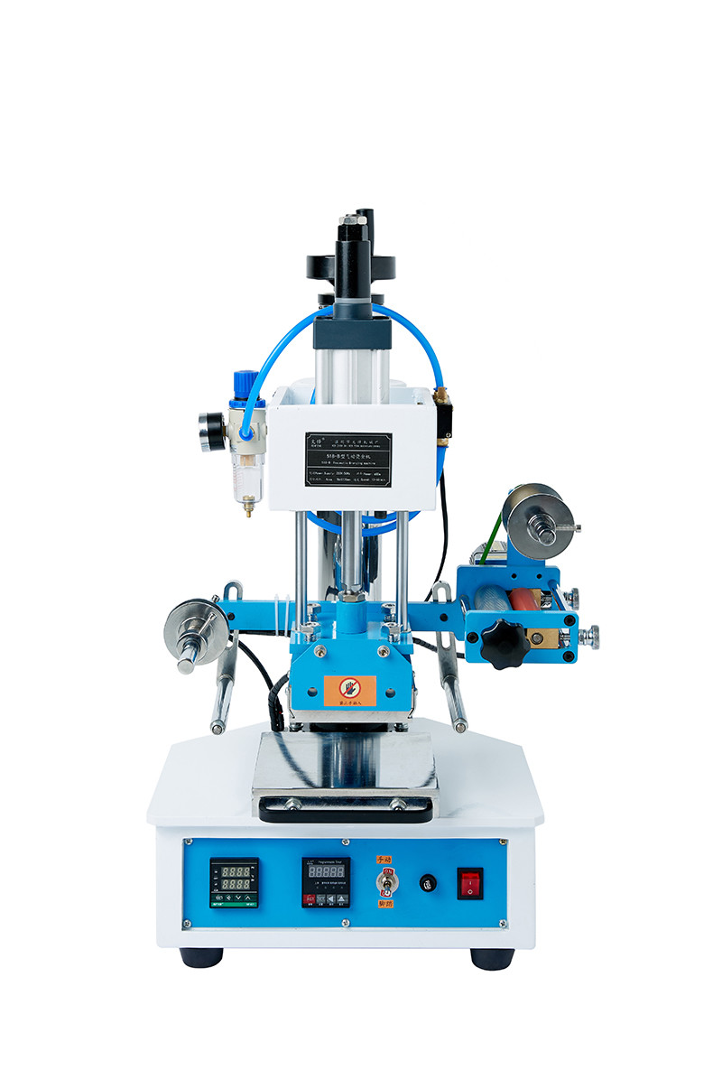 Pneumatic Hot Stamping Machine For Leather Products 400x360x740mm