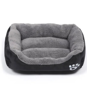 Polyester Pet Crate Bed Sofa Solid Plush Dog Bed