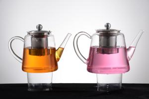 China Double wall glass, Heat-resistant glass teapot, borosilicate glass tea set, Espresso, Latte, Cappuccino cup wholesale