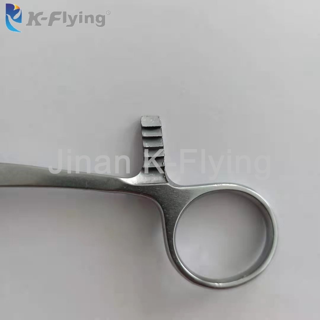 Hospital Surgical 201 304 Stainless Steel Tongue Holding Forceps Medical