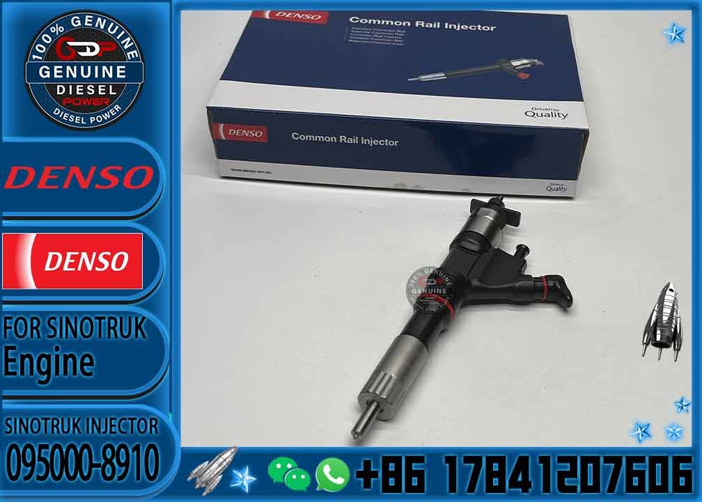 Good Price common rail injector 095000-8910 095000-8911 095000-8912 095000-8913 9709500-891 For Sinotruk Howo VG12460801