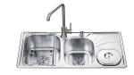 Double Bowl Kitchen Sink OEM SUS304 Stainless Steel Kitchen Sink Press Kitchen