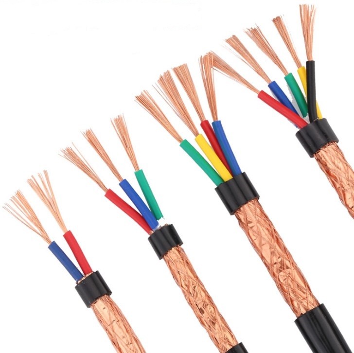 Copper Core Farrow RVVP Shielding Cables With Aluminum Foil
