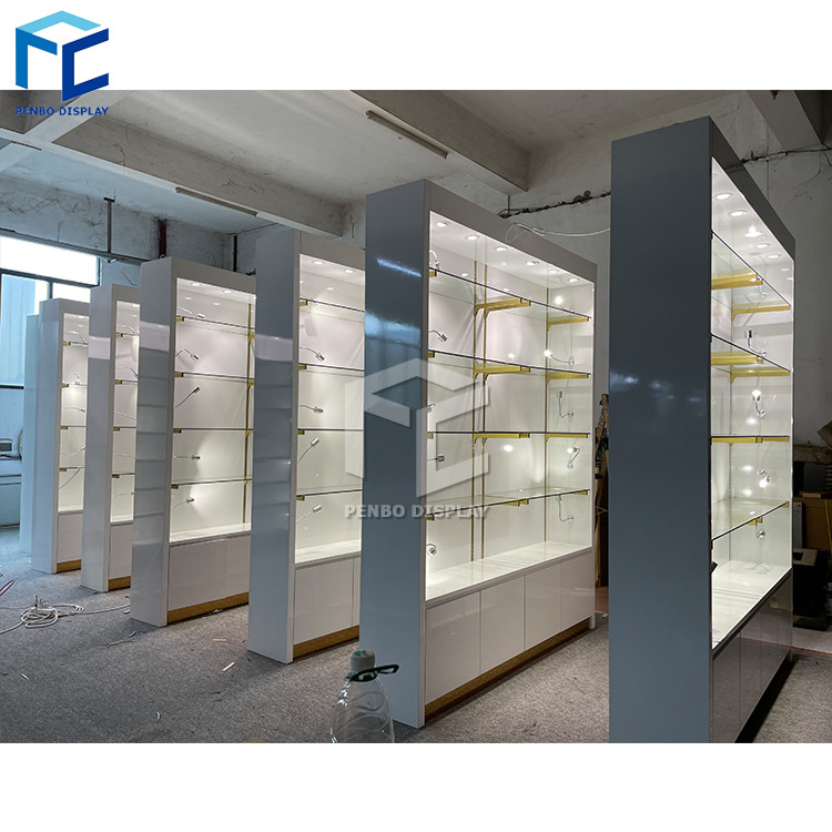 MDF Retail Bag Store Display Furniture Decoration Handbag Shop Interior Design