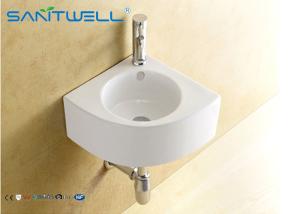 China Sanitary ware ceramic sink wall mounted wash basins 370*370*160 mm wholesale