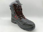 Durable Leather Work Boots Steel Toe High Top Winter Boots