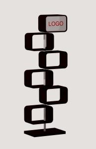 China Magazine Display Rack with Wheel wholesale