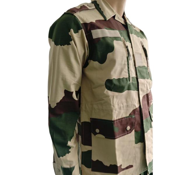 F1 Woodland Camouflage Military Outfit For Tactical Operations Formal Style For Outdoor Tactical Activities French Military Uniform