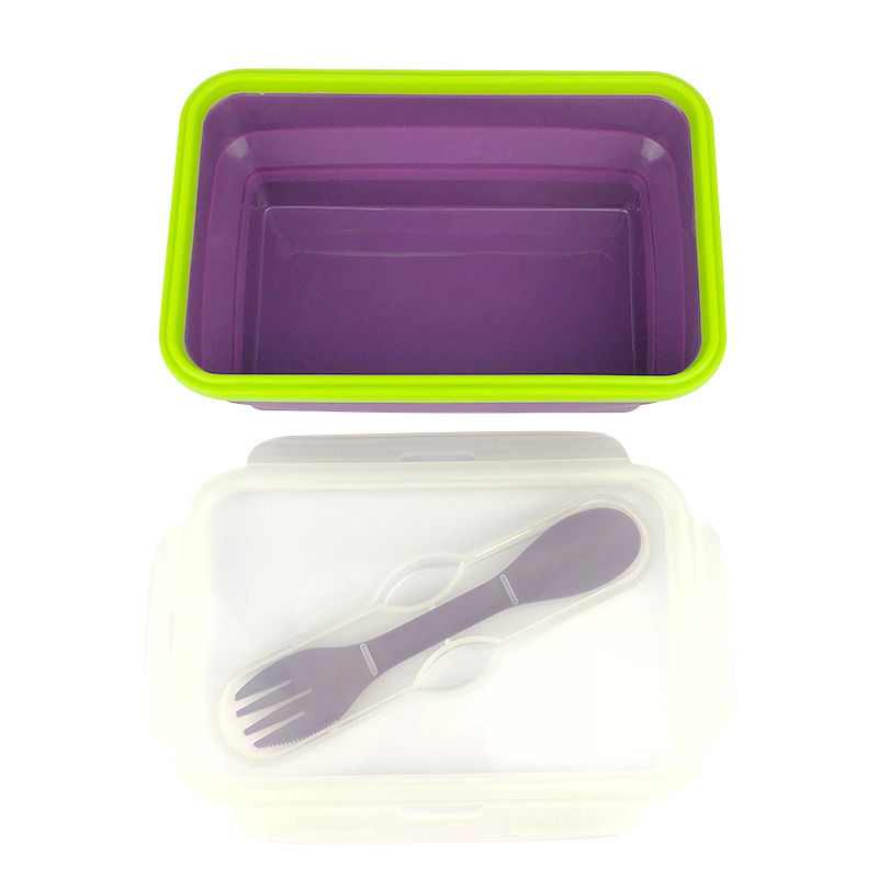 Non-toxic Tasteless Collapse Odorless Durable Reusable Leakproof Silicone Bowl for Camping Hiking Traveling Backpacking outside