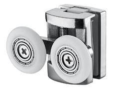China 5mm Curved Shower Screen Door Rollers 304 Stainless Steel Shower Door Pulley wholesale