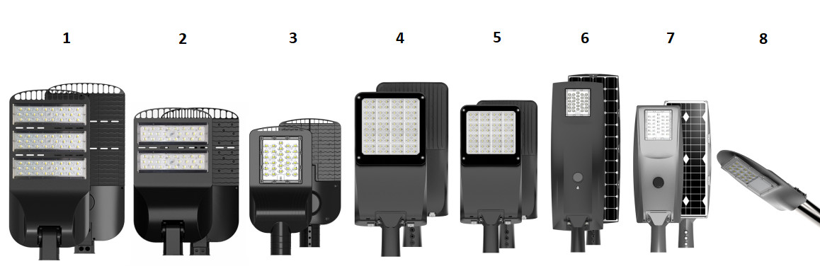 IP66 waterproof high lumen 50w LED Street Lighting 150lm / w CE RoHS certificate