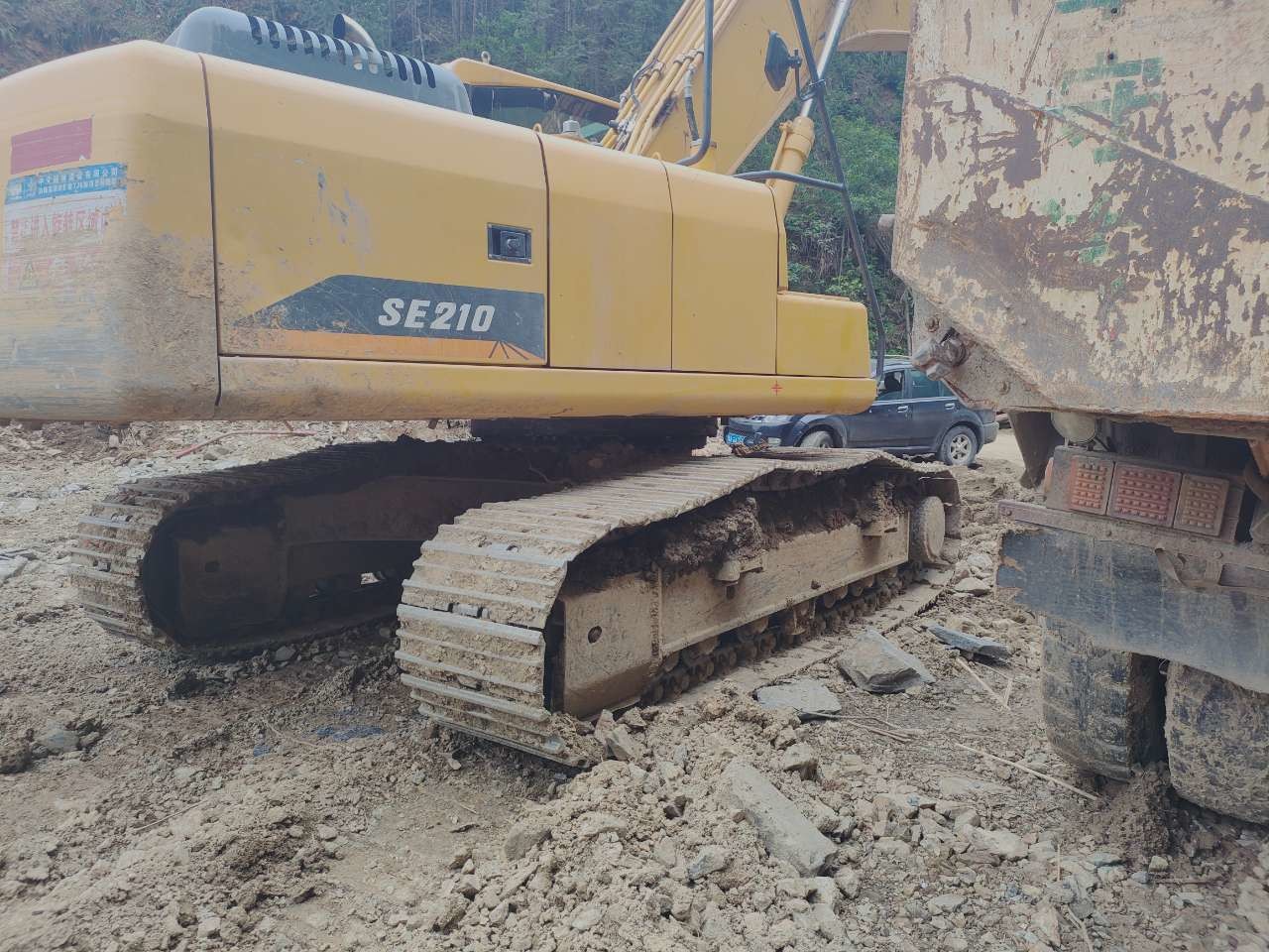 Shantui Se305LC Se305lcw Hydraulic 30 Ton Medium Crawler Excavator with Spare Parts