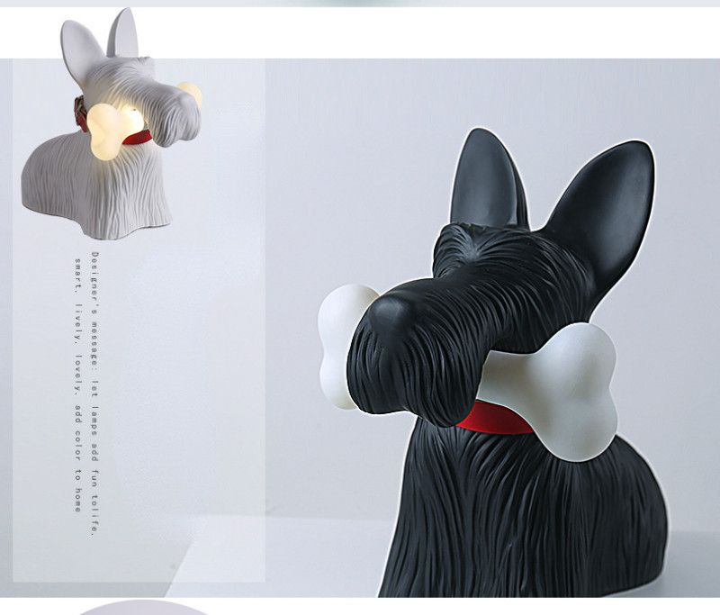 Italy Designer Scotch Dog Pendant Lamp for Living Room Kitchen Bedroom Europe Fancy aesthetic lamp(WH-MTB-276)