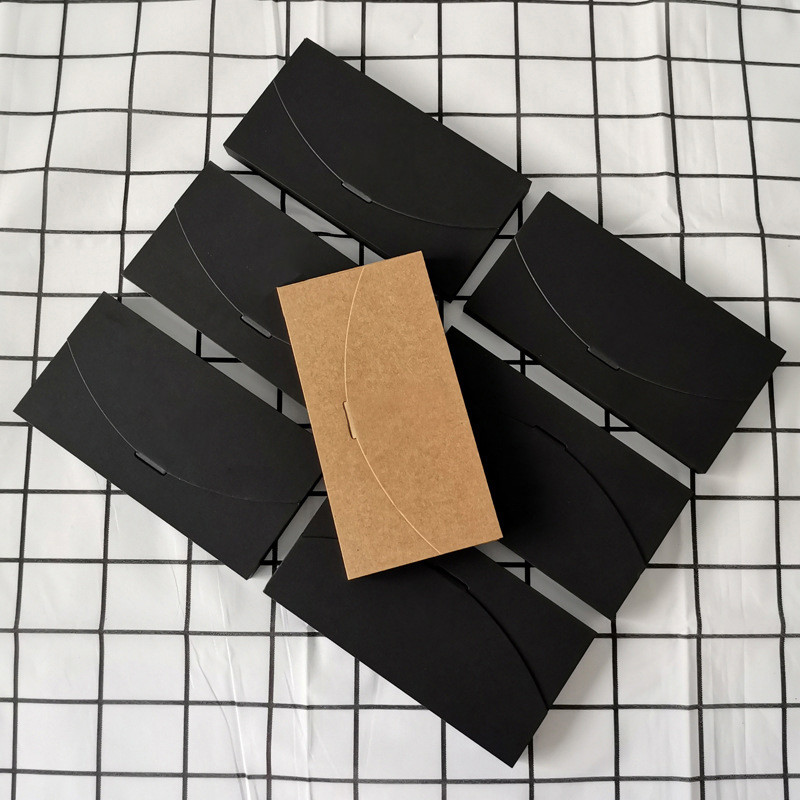 Luxury Small Recyclable Kraft Paper Box Phone Case Packaging Box With Logo