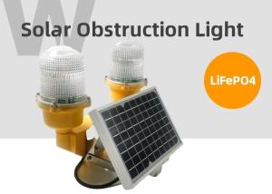 China Solar Medium Intensity Dual Tower Obstruction Light LED ICAO FAA wholesale
