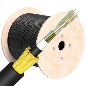 China 12 Cores Single Jacket Span 100 ADSS Fiber Optic Cable wholesale