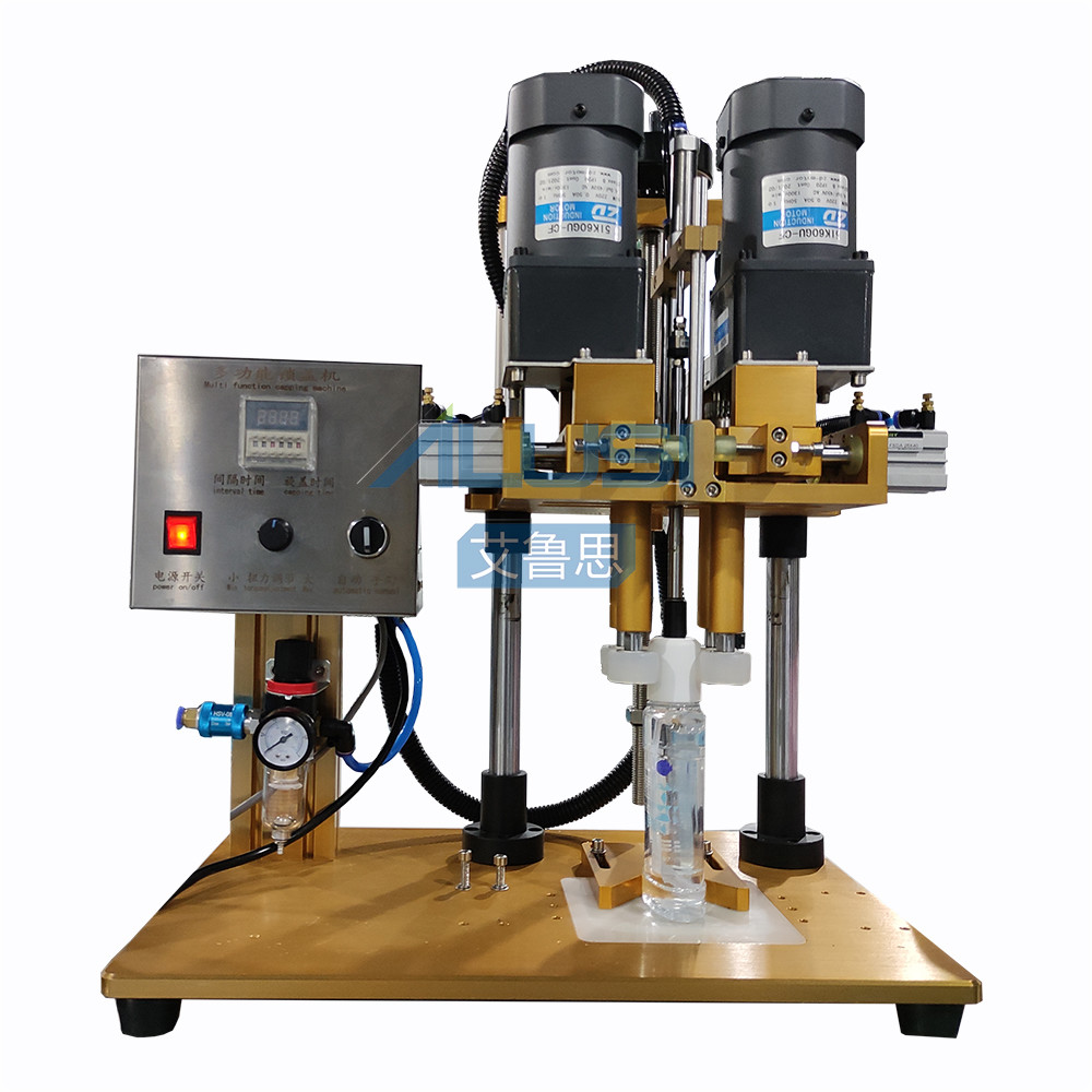 Twist Off Trigger Spray Cap Sealer Screw Capping Machine Glass Plastic Bottle Pneumatic