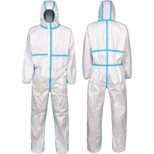 China EN1186 SMS PP Painters Disposable Protective Jumpsuit Disposable Isolation Coveralls wholesale
