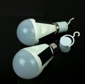 China 12W New bulb light led Waterproof IP65 rechargeable emergency light solar led bulb E27 6500K AC85-265V 3-4hours CE ROHS wholesale