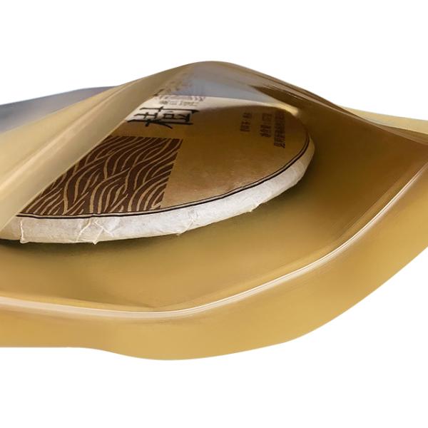 Wholesale Kraft Paper Three Side Seal Pouch Zipper Lock For Tea Food Zipper Top Empty Pouch