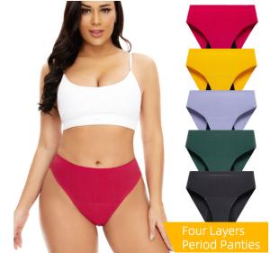 China Female Eco Friendly Period Panties Underwear Ladies Thread 50ml Absorption Cotton Physiological wholesale