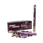 Metallic Foil Party Eco Friendly Wedding Confetti Poppers Transparent