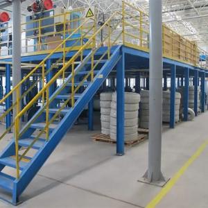 China Long Span Steel Structure Mezzanine Platform , Mezzanine Floor Racking System wholesale