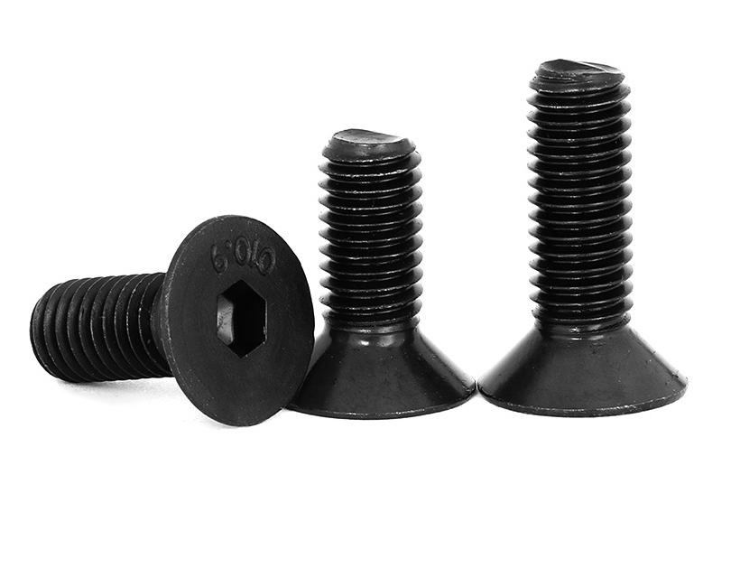 Black Finish DIN 7991 Countersunk Hexagon Socket Bolt with Customer Requirements