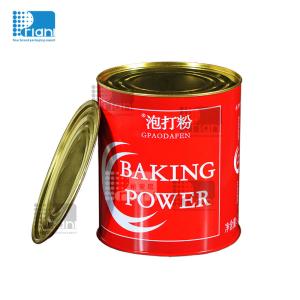 China Outdoor Cooking Food Tin Box , Metal Tinplate Round Tin Containers Customized wholesale