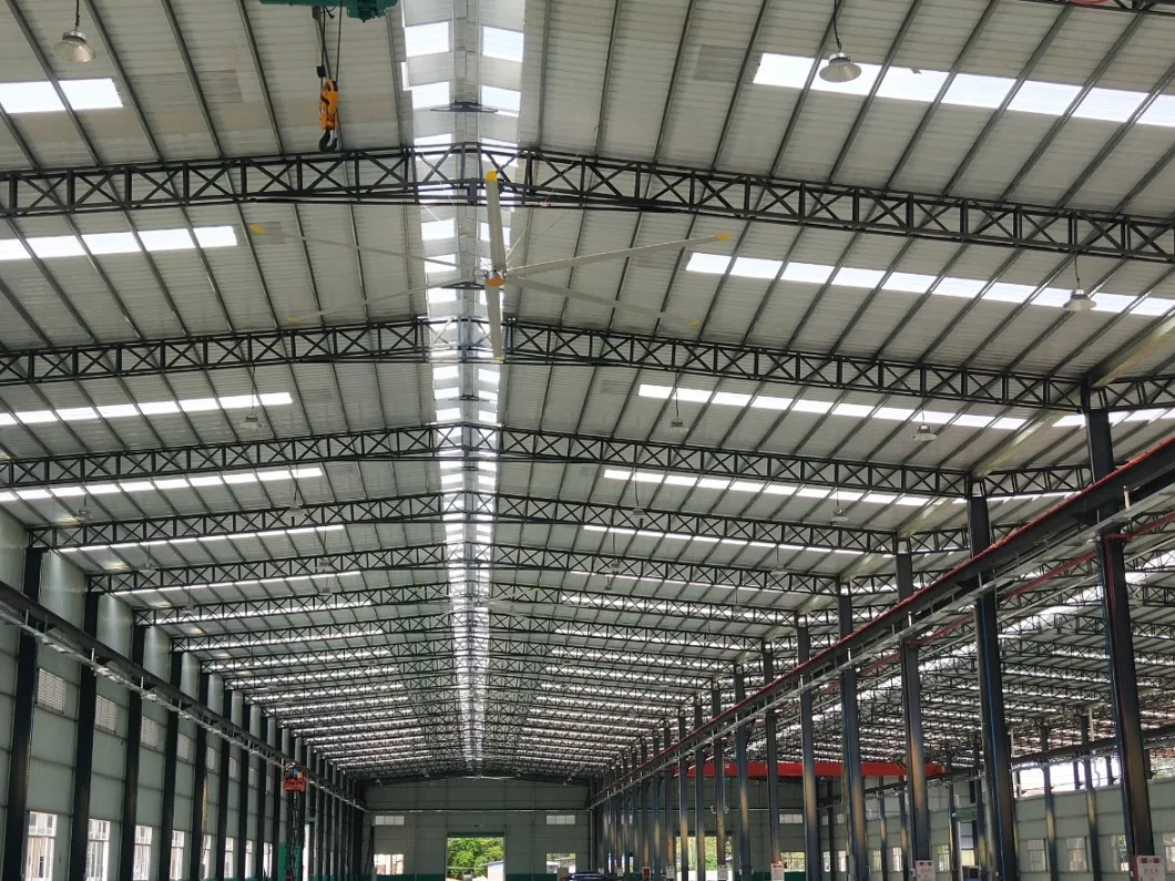 Big Ass Large Industrial Ceiling Fan for Factory Ventilation
