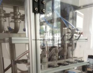 China 16 Heads 2500ml 3000bph Linear Chili Sauce Bottle Filling Machine wholesale