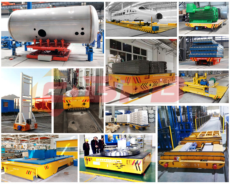 Radio Control Steel Workshop Pipe Transport Cart Trackless 30t