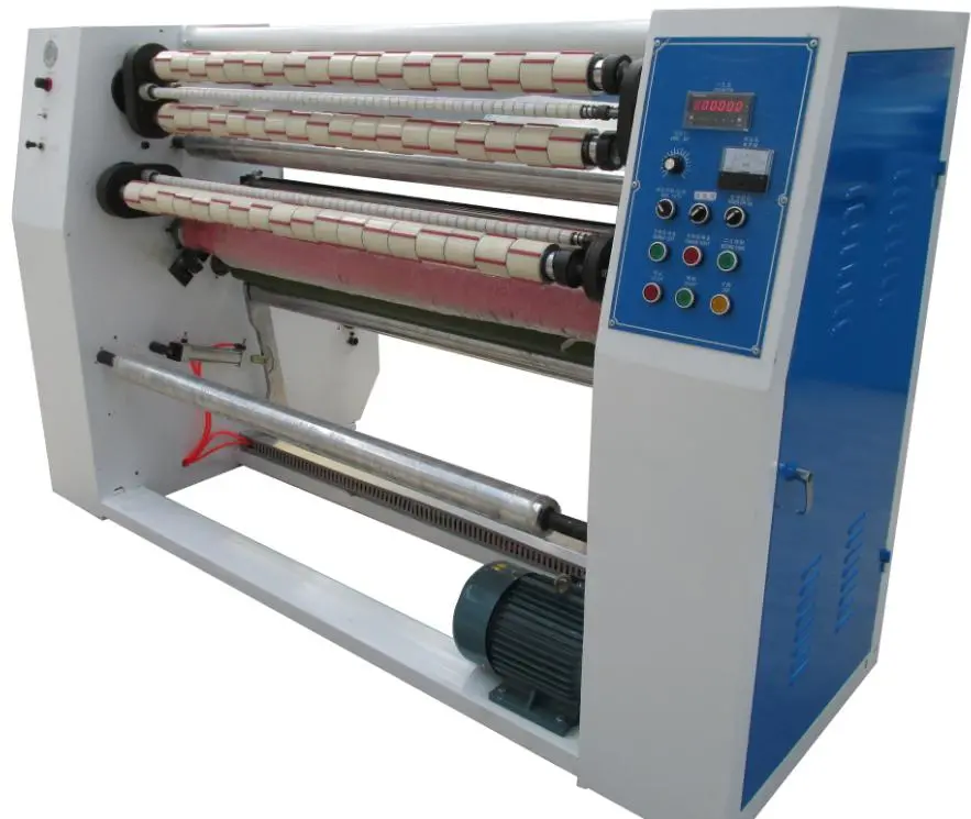 Double Function Auto Cutting BOPP Tape Slitter Rewinder Machine