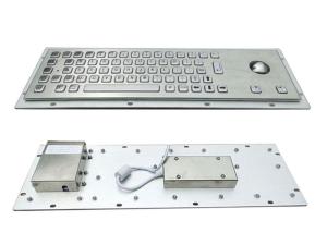 China IP65 Stainless Steel Industrial Trackball Keyboard Panel Mount wholesale