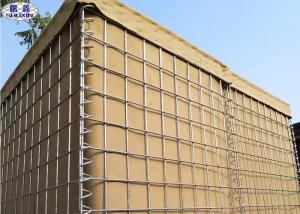 China Galvanized Military Defense Barrier Oman 5mm SGS Certification wholesale