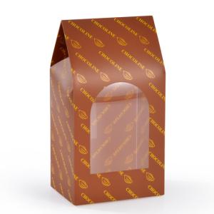 China Food Grade Recycled Chocolate Paper Bag Carrying And Marketing wholesale