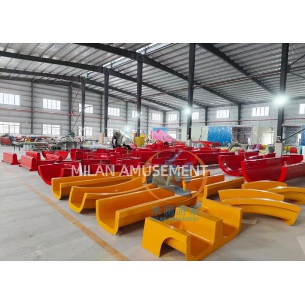 3.7M Height Fiberglass Pool Slide Outdoor For Kids Teenagers